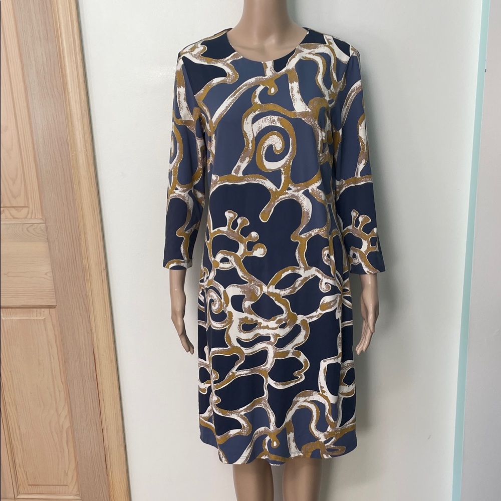 J McLaughlin dress Abstract Print Catalina cloth